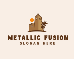 Middle East Desert Fort logo design