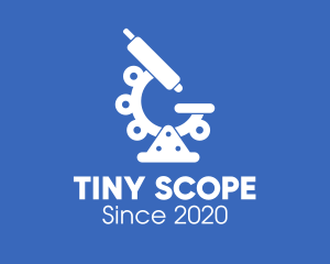 Science Laboratory Microscope logo design