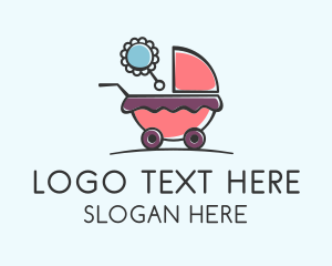 Cute Baby Stroller logo