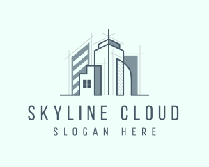 Skyline Building Architecture logo design