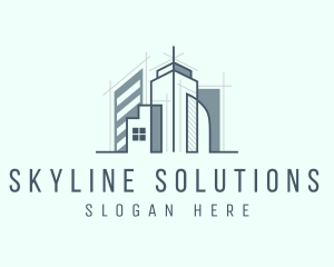 Skyline Building Architecture logo design