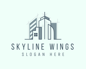 Skyline Building Architecture logo design