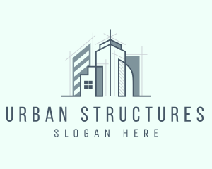 Skyline Building Architecture logo design