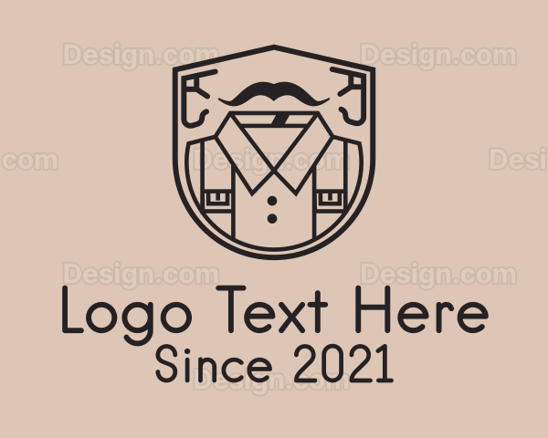 Shirt Shield Outline Logo