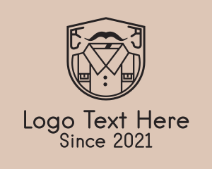 Shirt Shield Outline logo