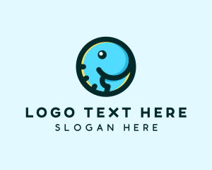 Cute Baby Elephant logo