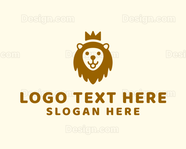 King Lion Crown Logo