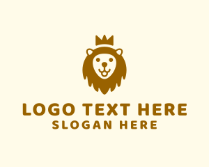 Lion - King Lion Crown logo design