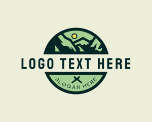 Outdoor Forest Mountain  Logo