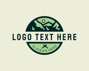 Slope - Outdoor Forest Mountain logo design