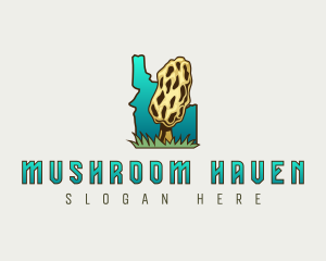 Idaho Mushroom Fungus logo design