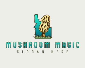 Idaho Mushroom Fungus logo design