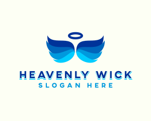 Heavenly Archangel Wings logo design