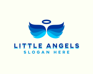 Heavenly Archangel Wings logo design