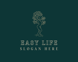 Woman Tree Spa logo design