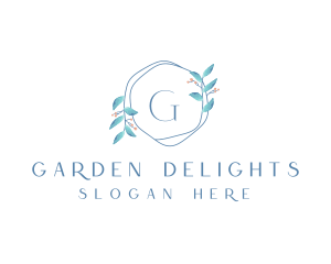 Organic Floral Feminine Cosmetics logo design