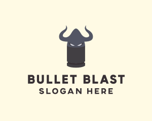 Viking Metal Bullet logo design