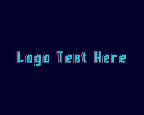 Glow logo example 1