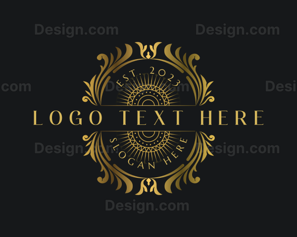 Luxury Deluxe Royalty Ornament Logo