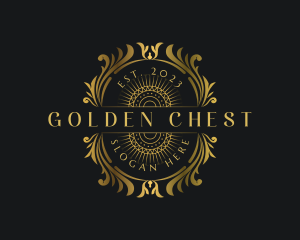 Luxury Deluxe Royalty Ornament logo design