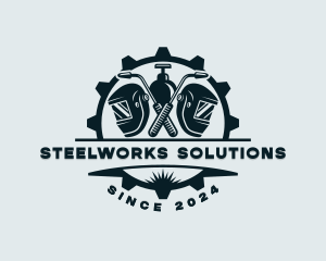 Cog Industrial Welding logo design