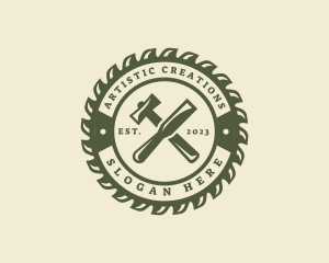 Mallet Chisel Wood Sculptor logo