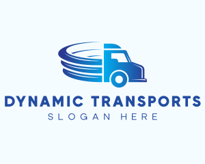 Automotive Truck Shipping  logo design