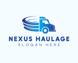 Automotive Truck Shipping  logo design