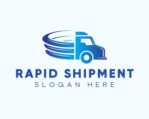 Automotive Truck Shipping  logo design