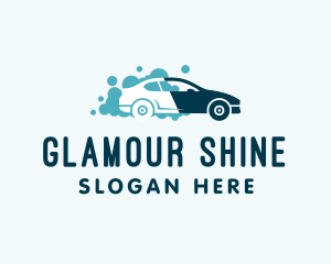 Automotive Cleaning Car Wash logo design