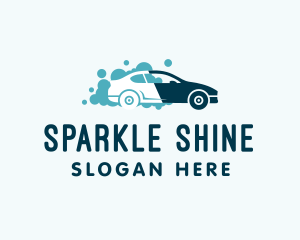 Automotive Cleaning Car Wash logo design