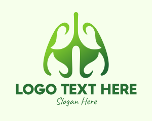 Green Natural Lungs logo