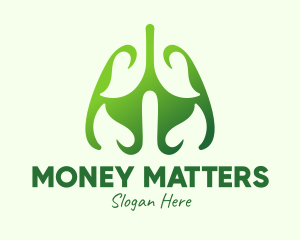 Green Natural Lungs logo