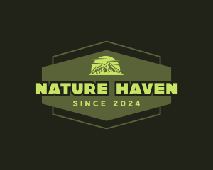 Mountain Peak Nature logo design