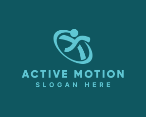 Human Movement Fitness logo design