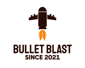 Bullet Plane Missile logo design