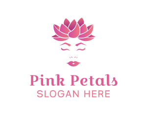 Face Beauty Salon Lotus logo design