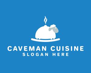 Sheep Cuisine Cloche logo design