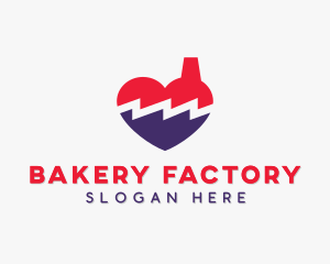 Broken Heart Factory  logo design