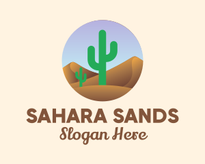 Cactus Desert Sand Dunes logo