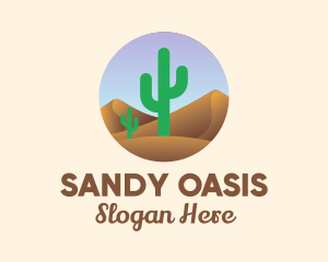 Cactus Desert Sand Dunes logo