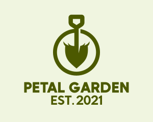 Green Shovel Lawn Service  logo design