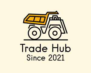 Dump Truck Vehicle logo