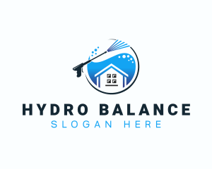 Pressure Washing Hydro Sanitation logo design