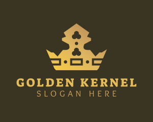 Golden Crown Jewel logo design