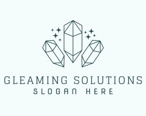 Precious Gem Sparkles logo design