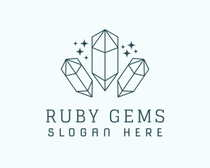 Precious Gem Sparkles logo design