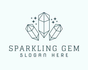 Precious Gem Sparkles logo design