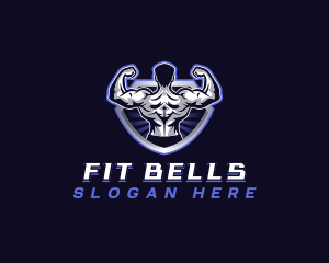 Gym Shield Fitness logo design