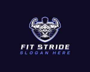 Gym Shield Fitness logo design